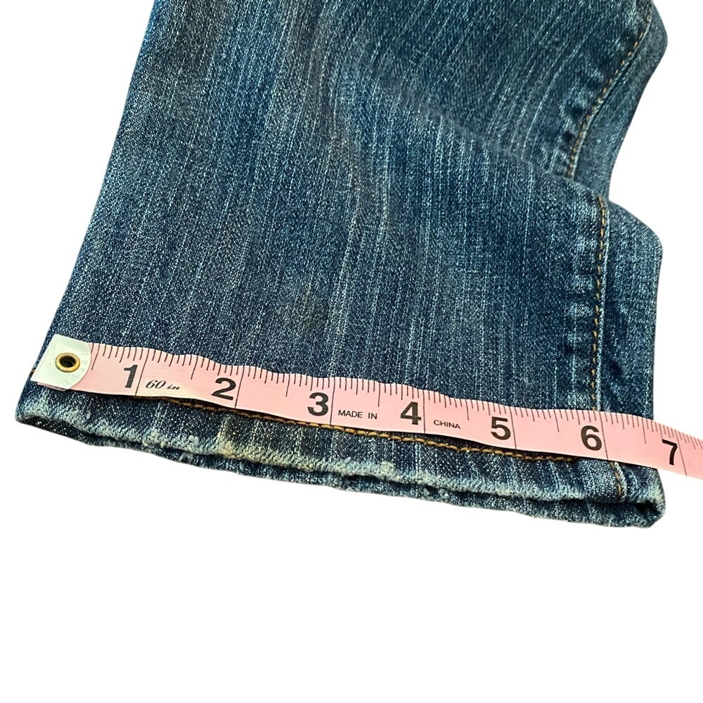 LOFT Ann Taylor Curvy Cropped Jeans Dark Wash‎ Denim Womens Size 2 - Picture 8 of 8